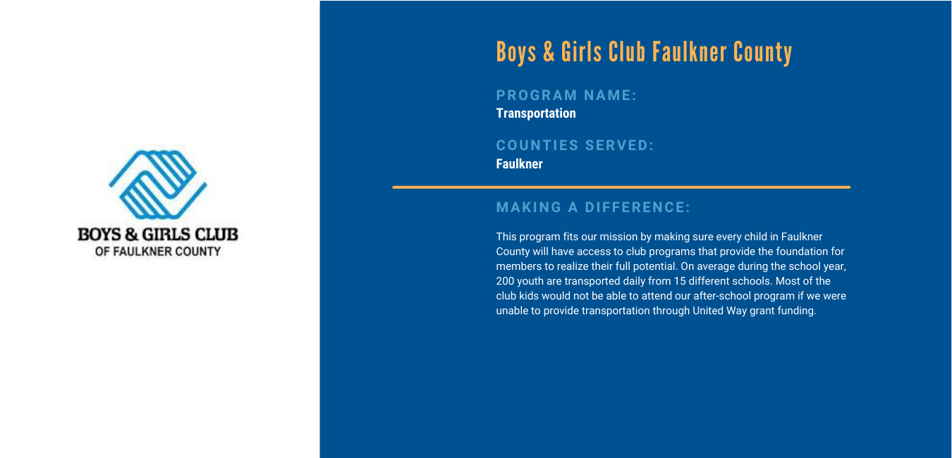 Boys & Girls Club Faulkner County